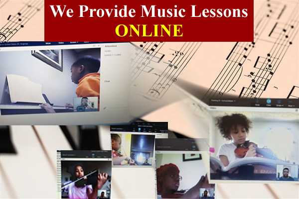 We Provide Music Lessons Online